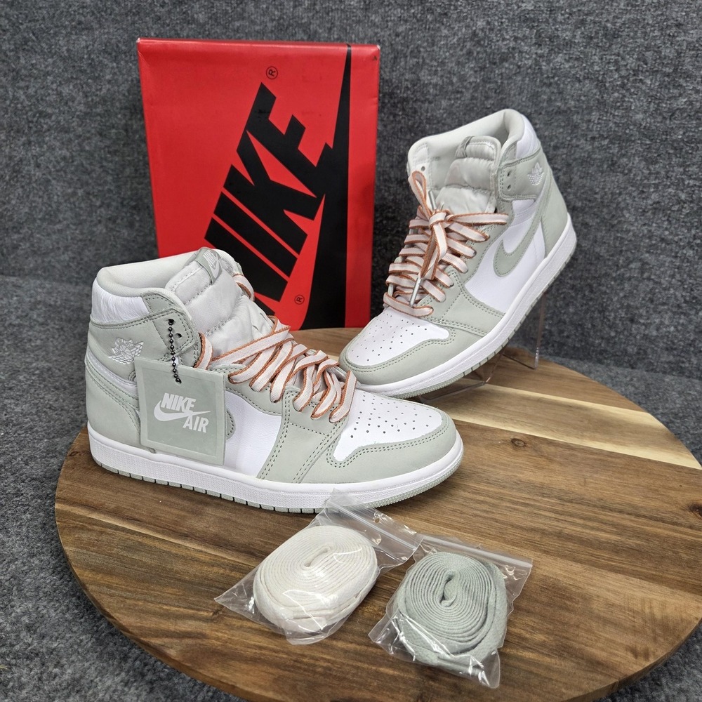 Nike Air Jordan 1 High OG‎ Shoes Womens Size 7 Seafoam White With Box CD0461-002